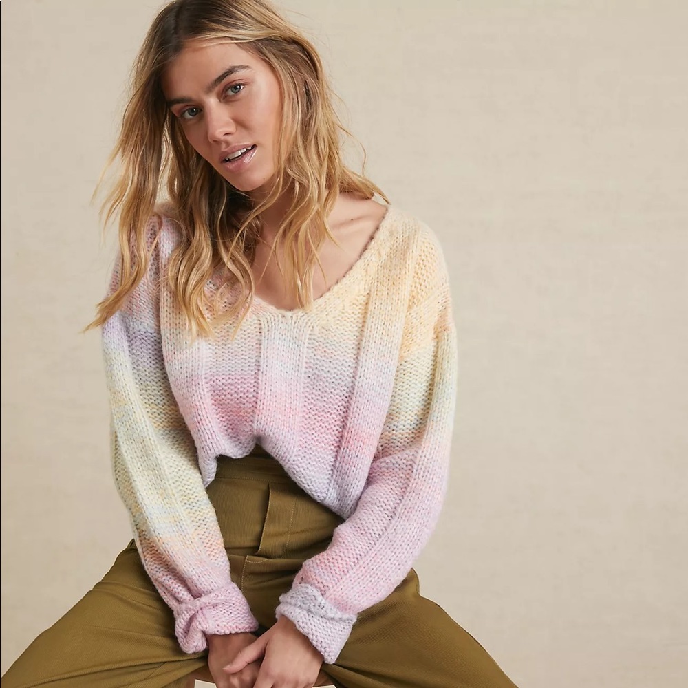 NWT Anthropologie Raga Ombre sweater